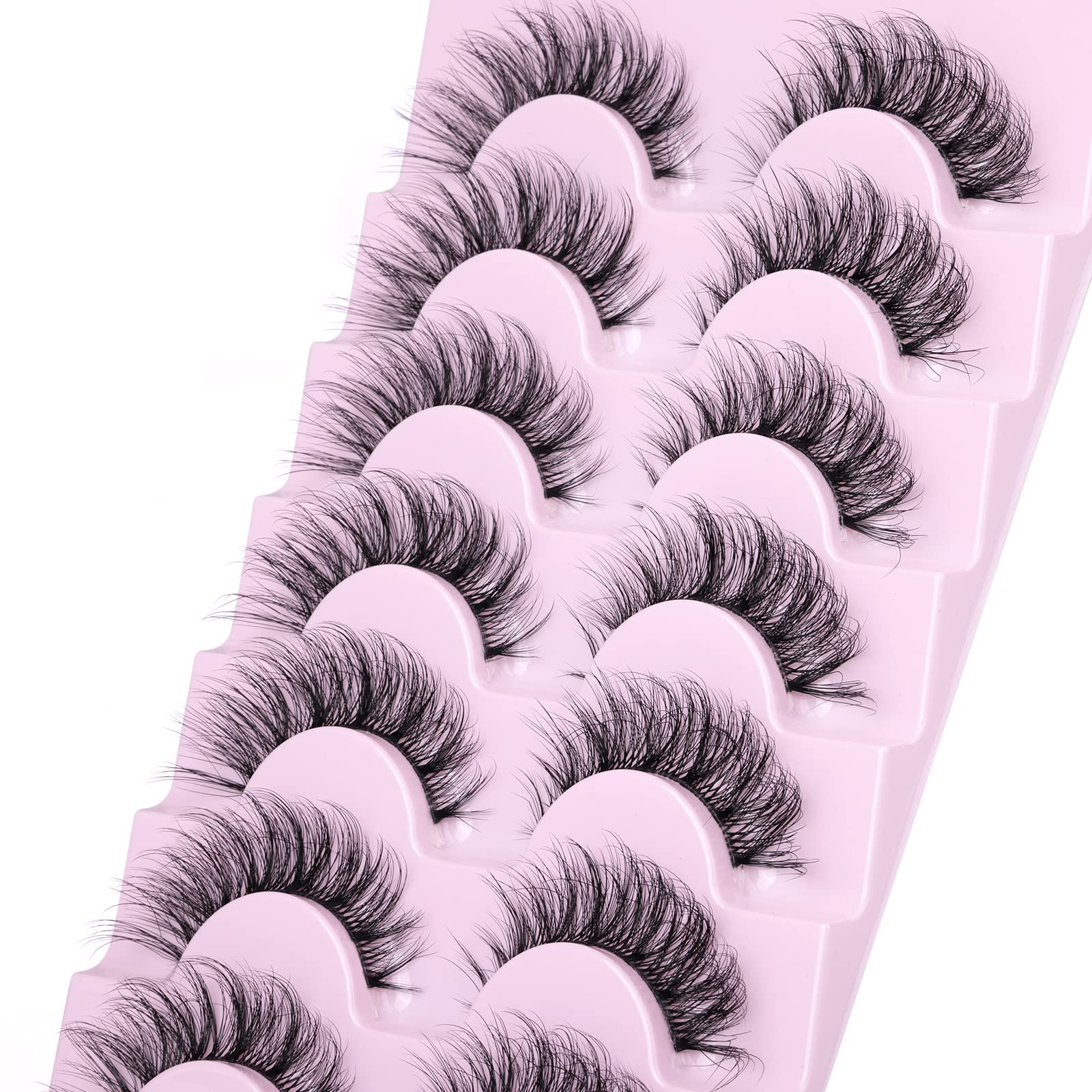 Zanlufly cotton-band lashes provide skin-friendly day-long wear.