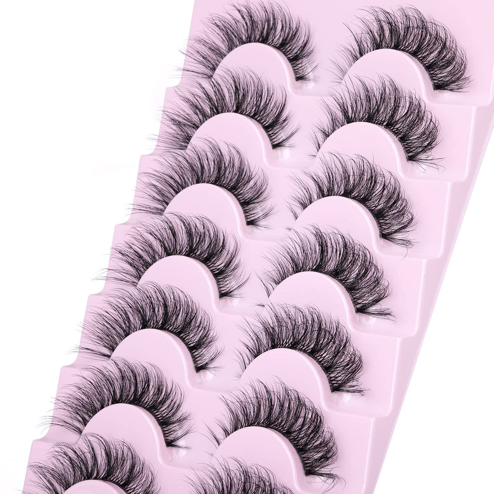 Zanlufly cotton-band lashes provide skin-friendly day-long wear.