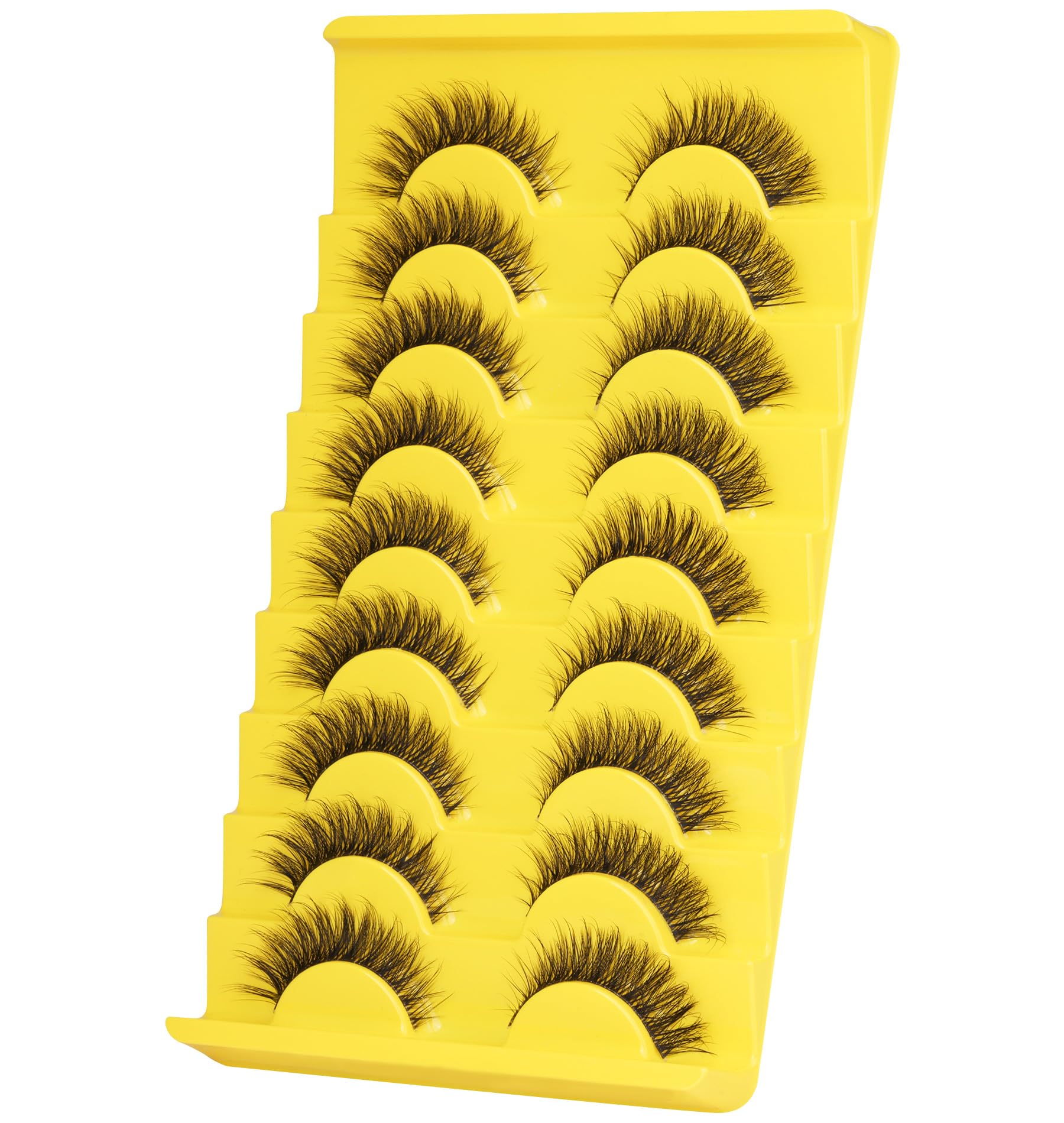 Zanlufly cruelty-free synthetic fibers create soft flutter