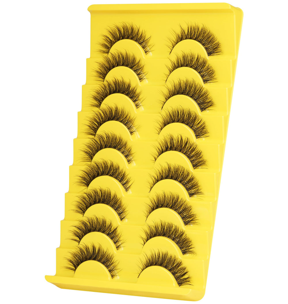Zanlufly cruelty-free synthetic fibers create soft flutter