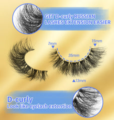 Zanlufly lashes with invisible band for natural look