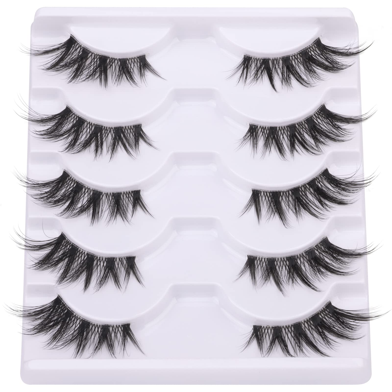 Zanlufly Half Lashes packaging art reflects premium quality and care.