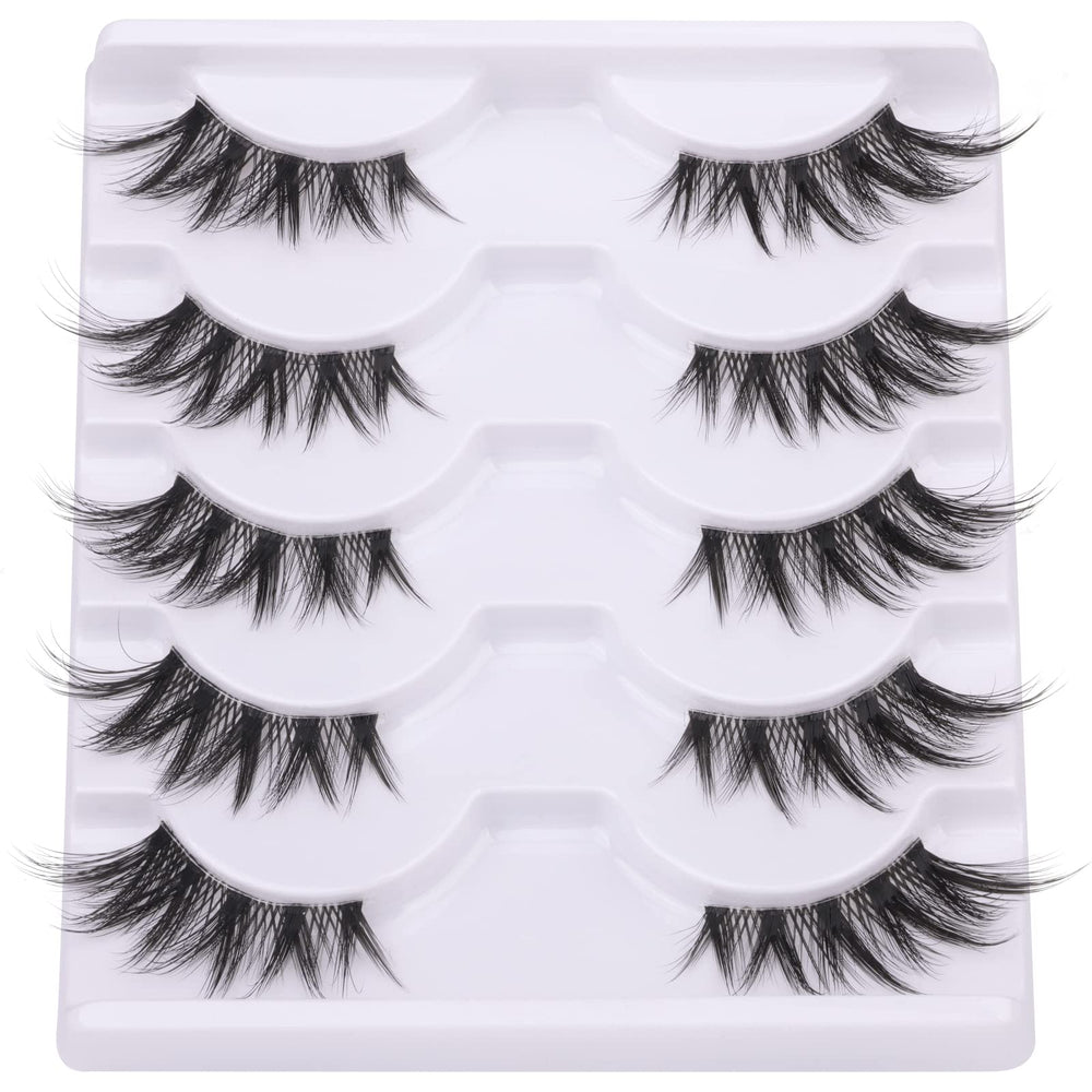 Zanlufly Half Lashes packaging art reflects premium quality and care.