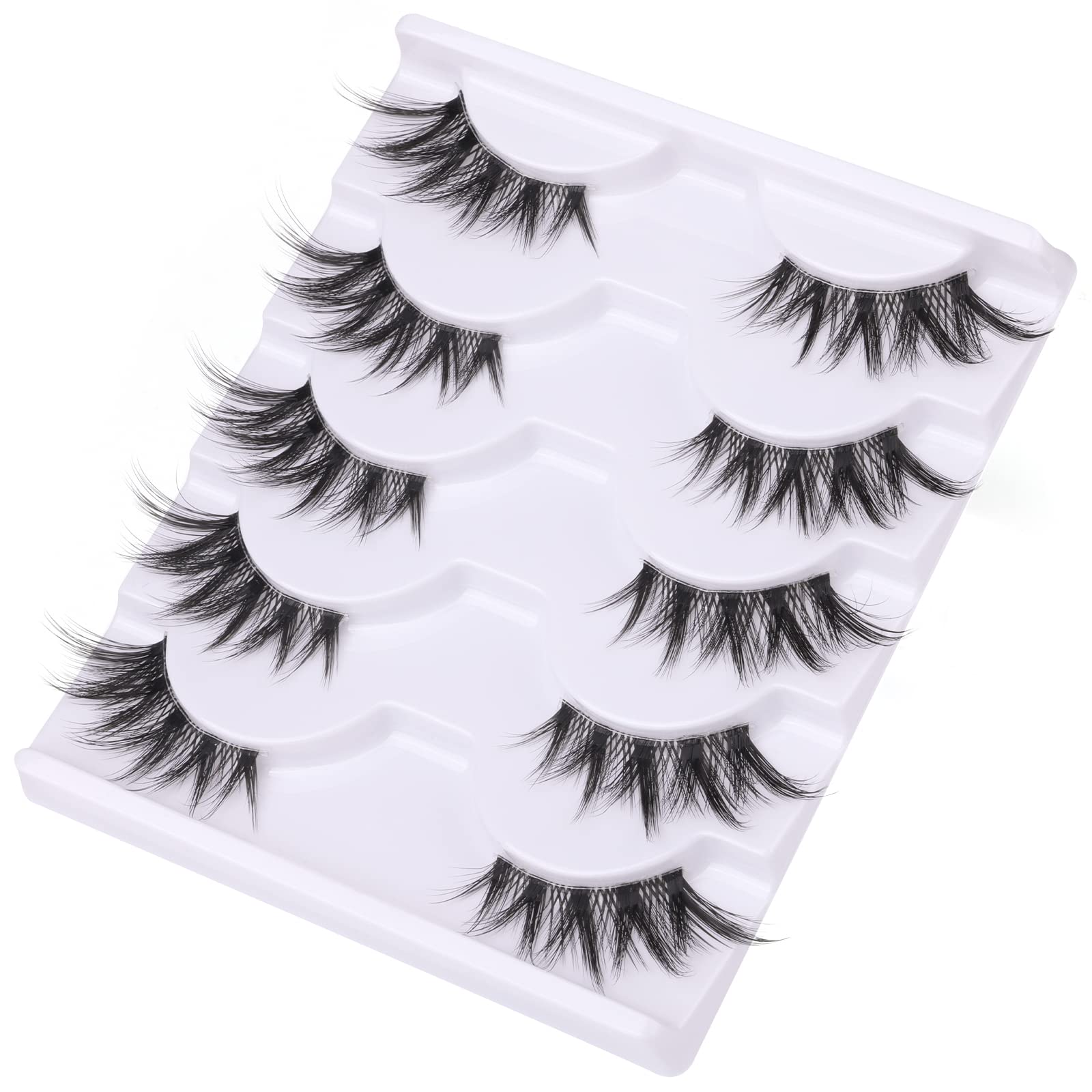 Zanlufly Half Lashes reusable pack saves time across multiple wears.