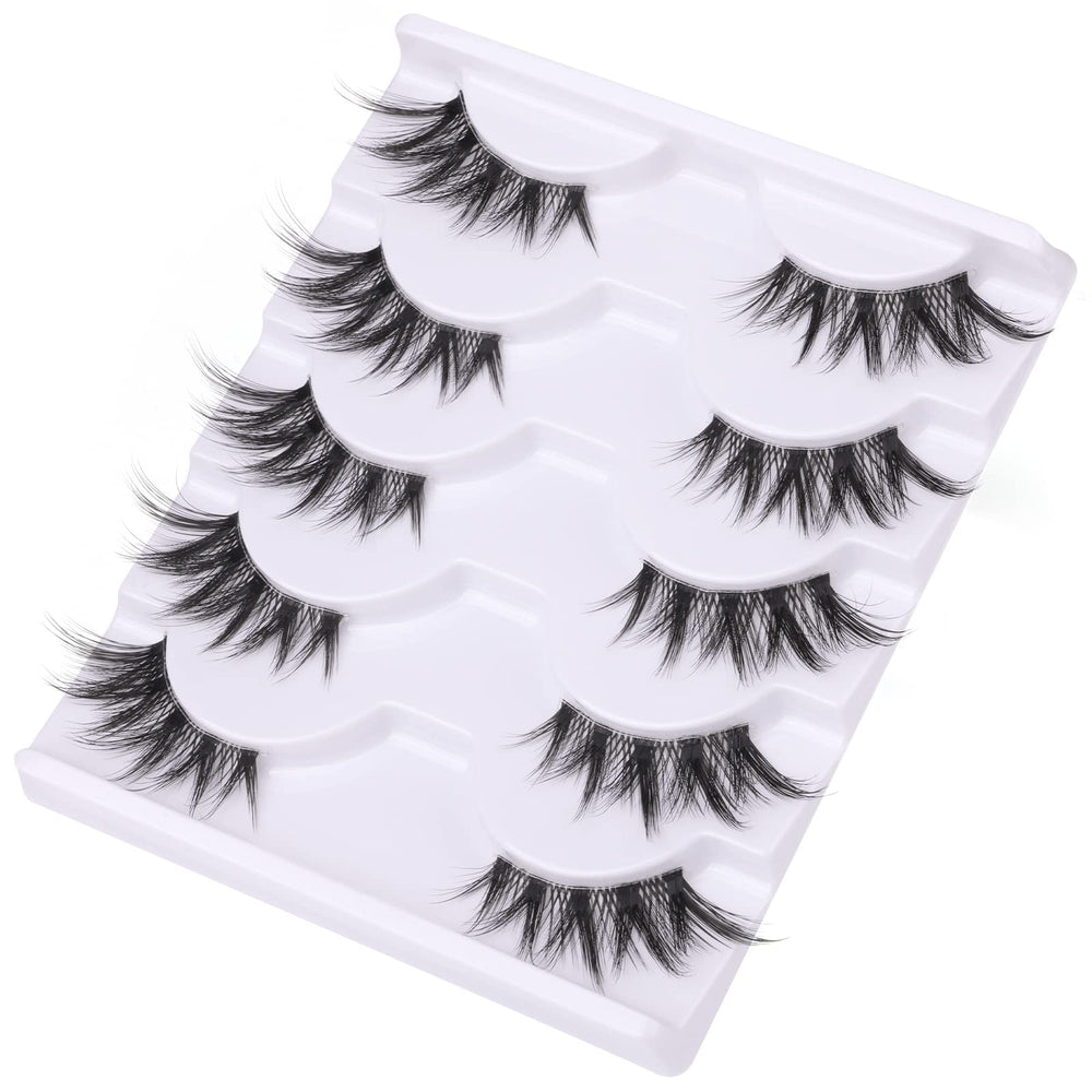 Zanlufly Half Lashes reusable pack saves time across multiple wears.