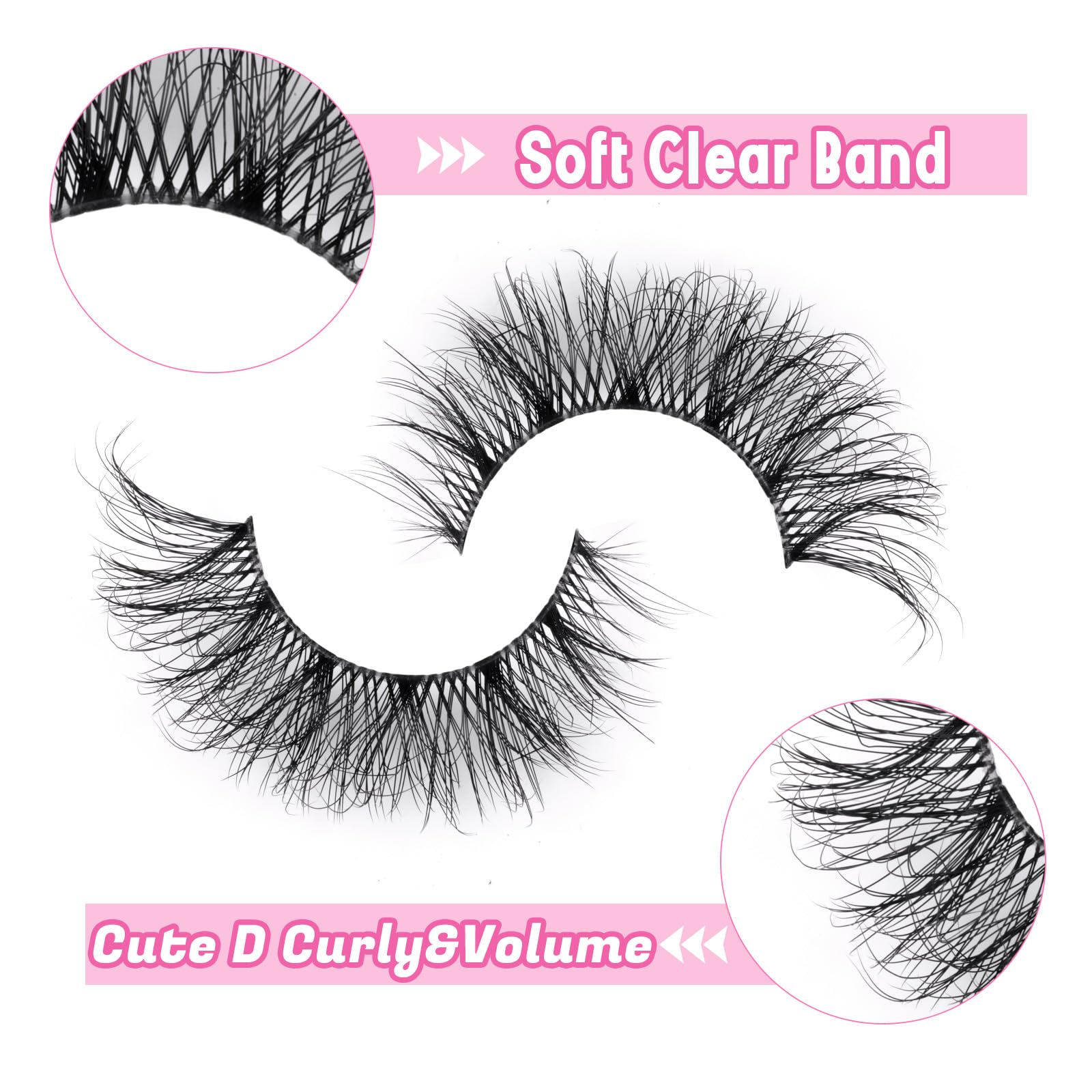 Zanlufly imported PBT lashes feel lightweight and durable.