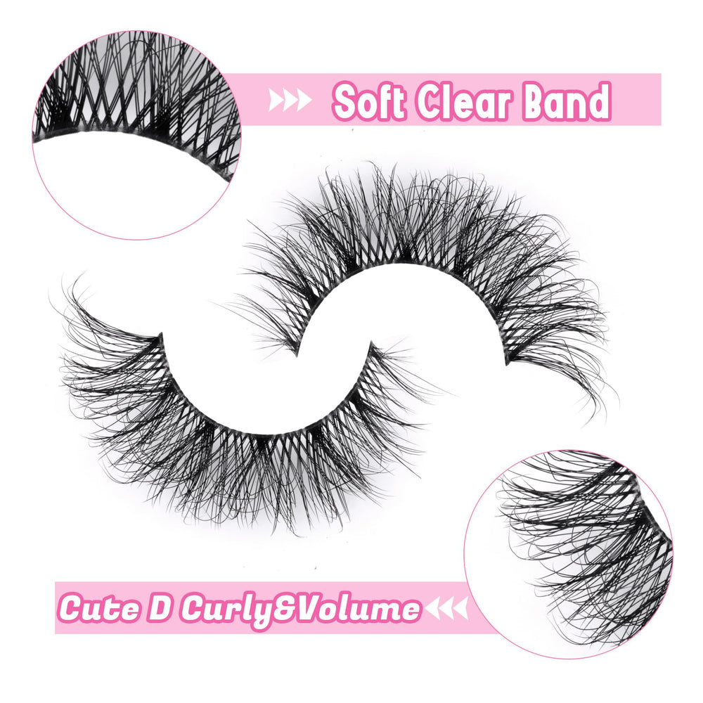 Zanlufly imported PBT lashes feel lightweight and durable.
