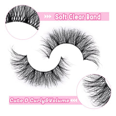 Zanlufly imported PBT lashes feel lightweight and durable.