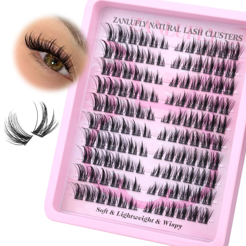 Zanlufly lash clusters provide a simple application guide for quick upgrades.