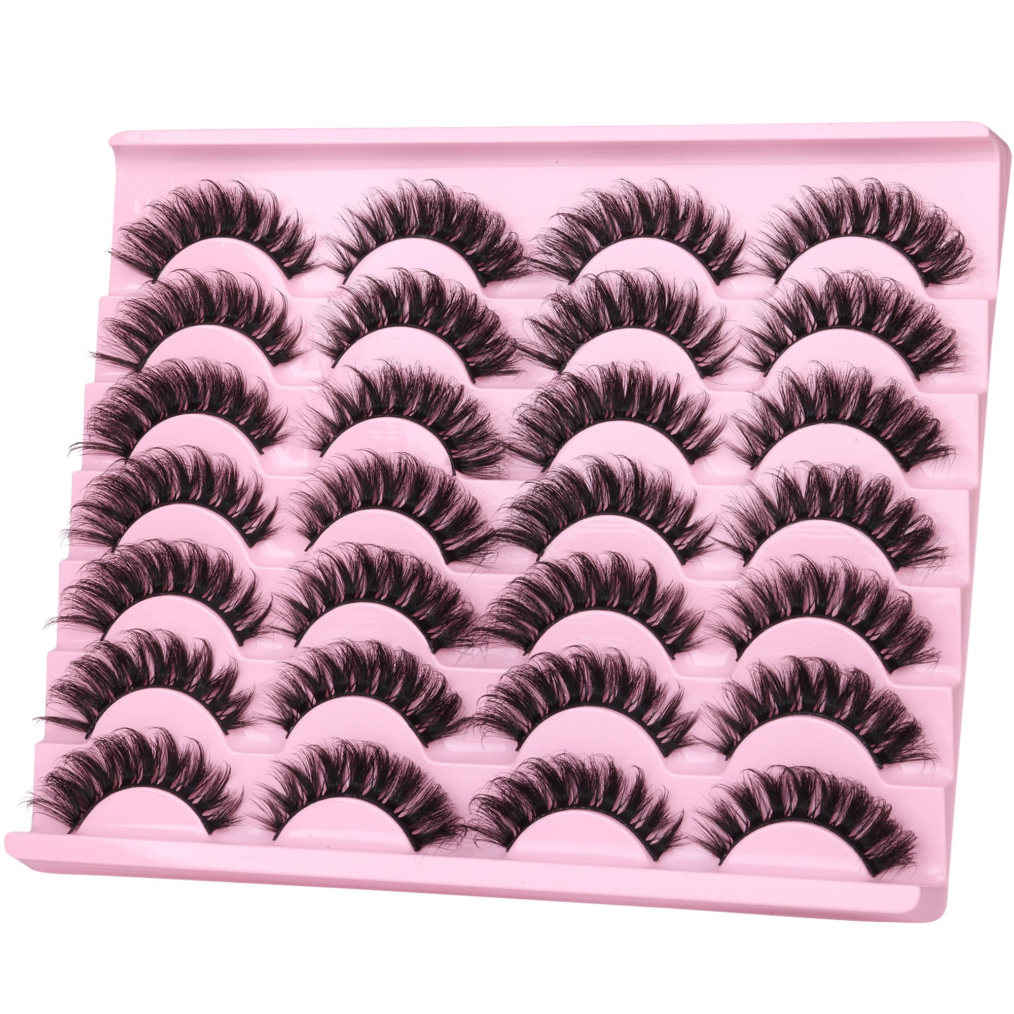 ZANLUFLY long-strip lashes create a natural extension-like look
