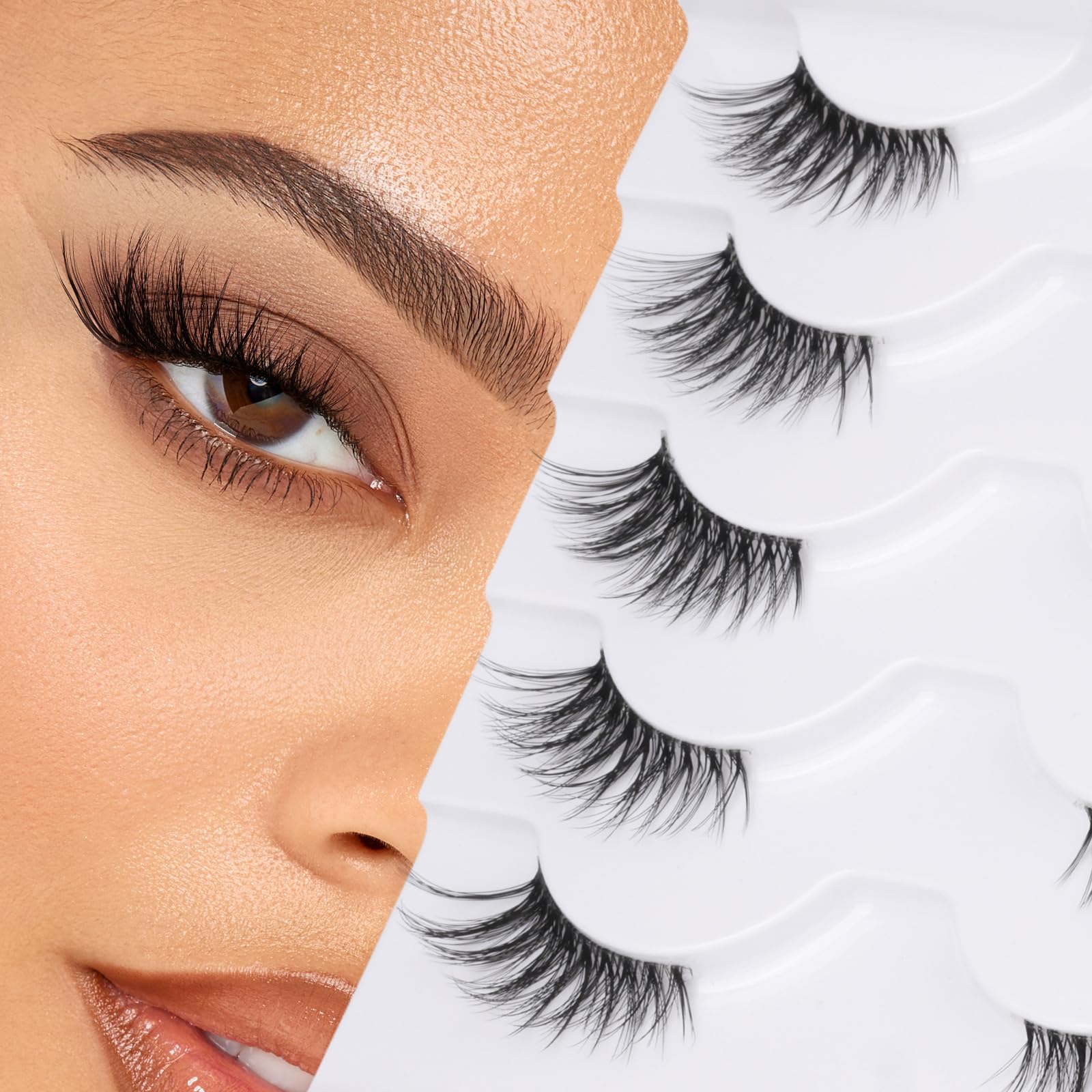 Zanlufly reusable handmade lashes offer long-lasting versatility.