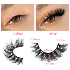 ZANLUFLY Russian-style D-curly lashes elevate lash volume