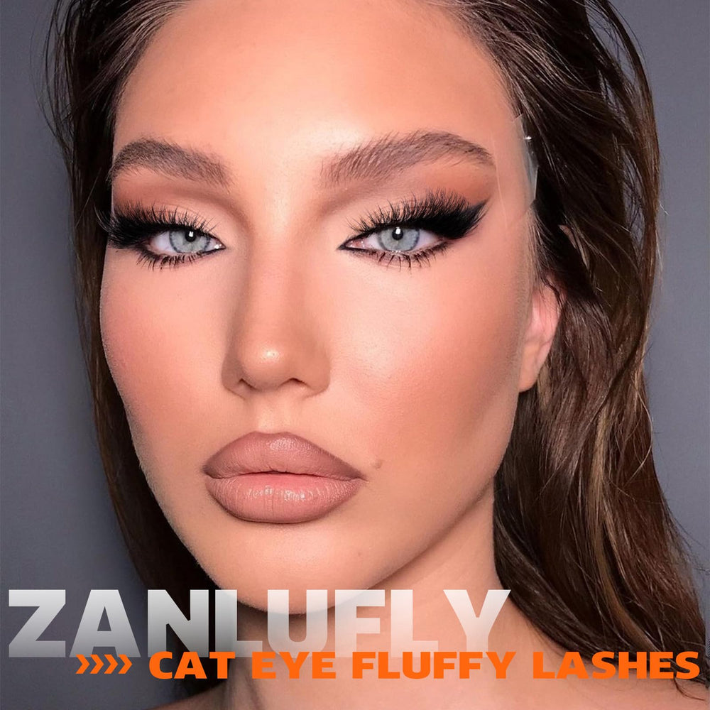 Zanlufly vegan mink-like fibers offer cruelty-free luxury lashes.