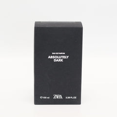 Zara Absolutely Dark note illustration highlights marine, citrus, and woody notes for versatile use.