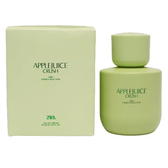 Zara Apple Juice Crush bottle front view, a playful fragrance for daily wear.