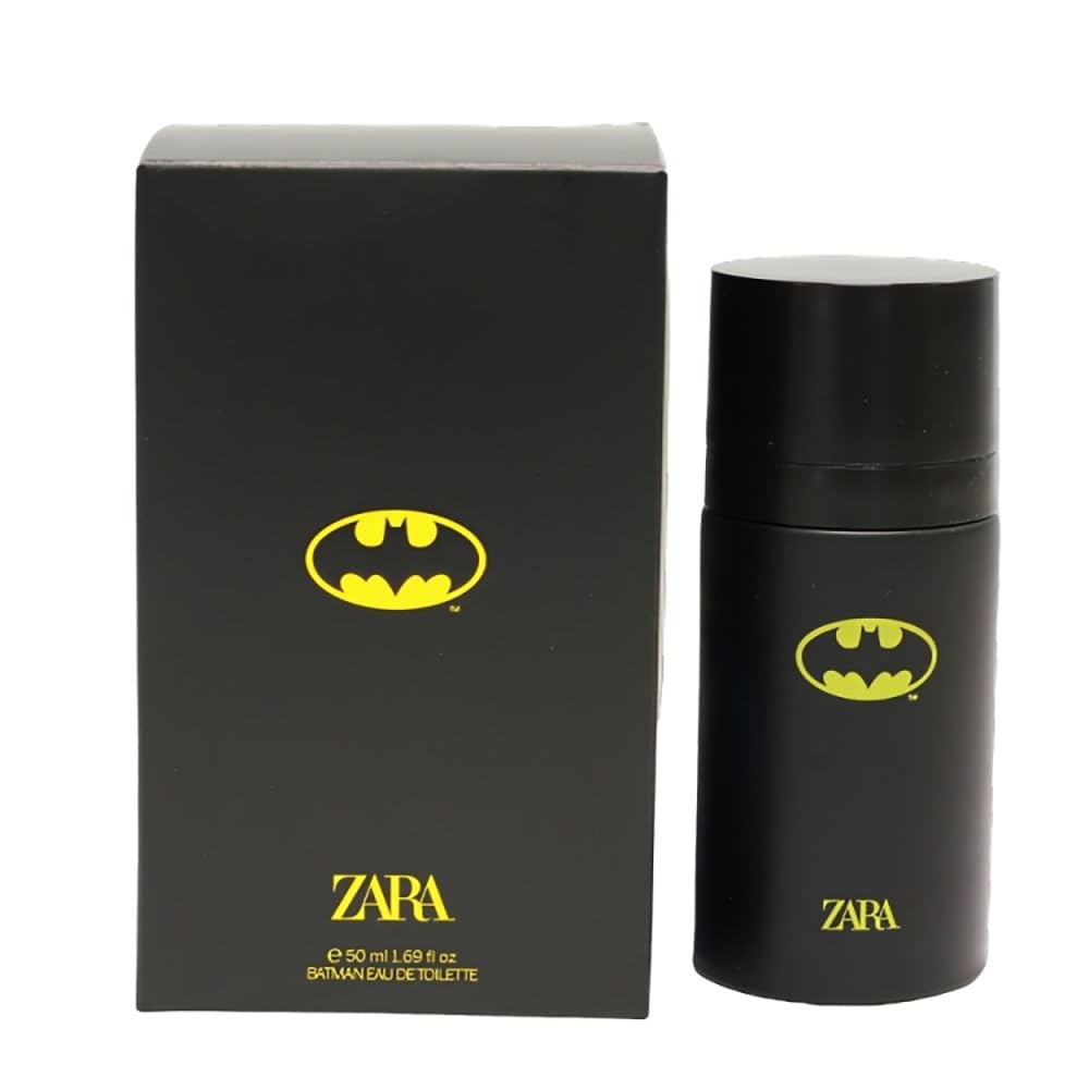 Zara Batmen DC Comics EDT bottle, bold fragrance for daily adventures