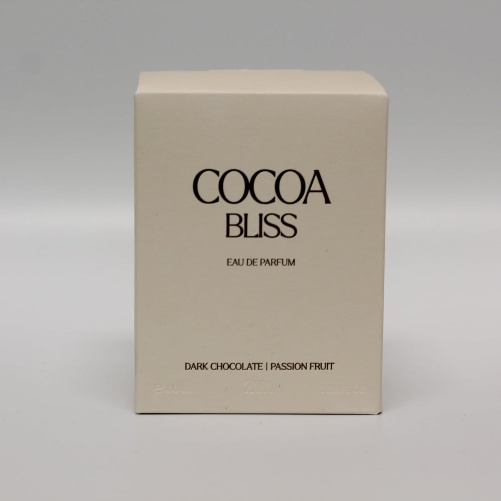 Zara Cocoa Bliss spray captures a bright opening of passionfruit and peach.