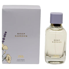 Zara Deep Garden bottle front, elegant design for daily wear.