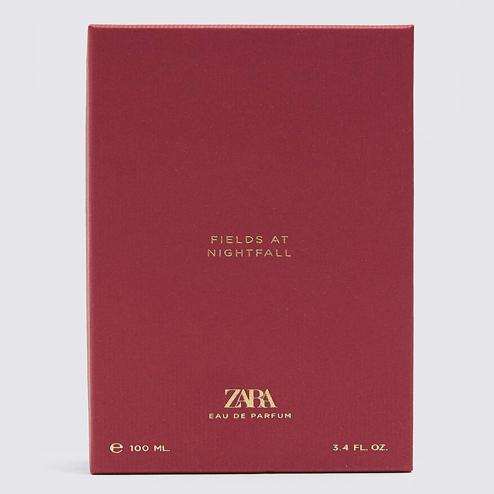 ZARA Fields at Nightfall EDP on wrist for long-lasting warmth.