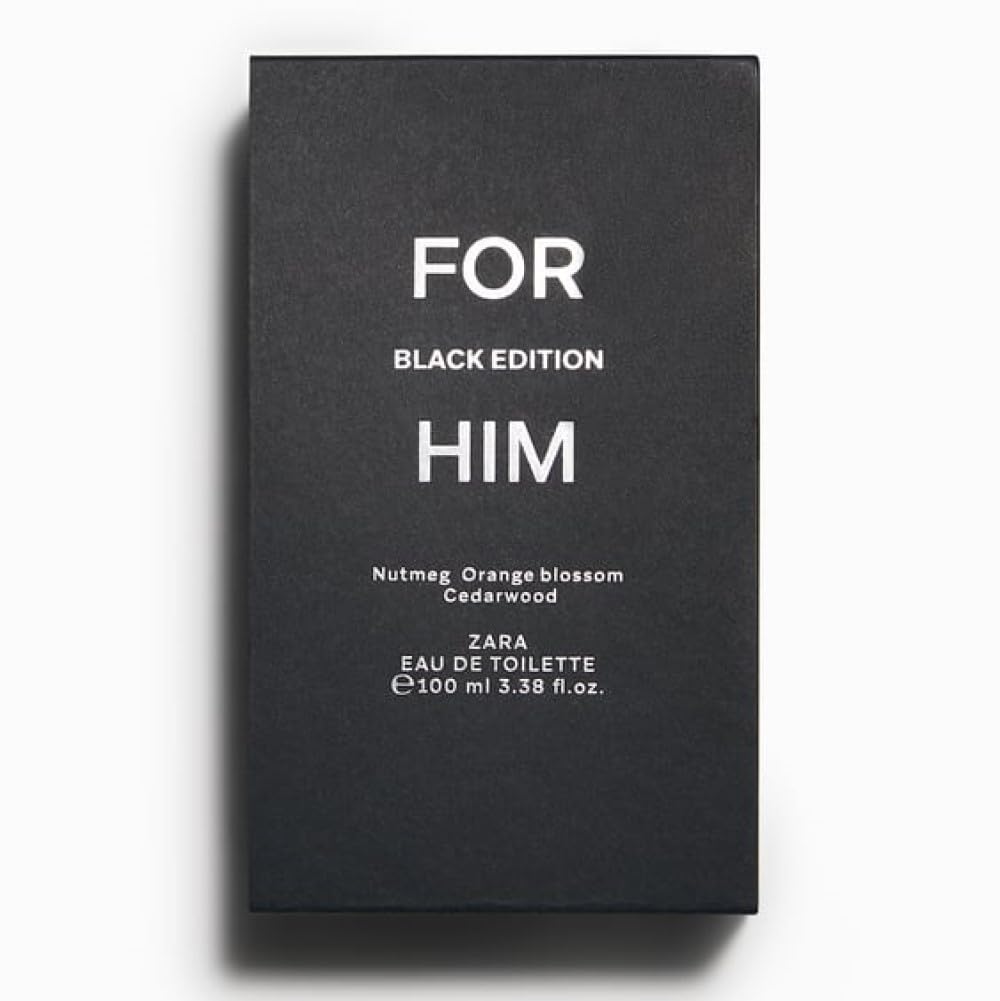 Zara For Him Black Edition display shot, ideal for gifting or personal collection.