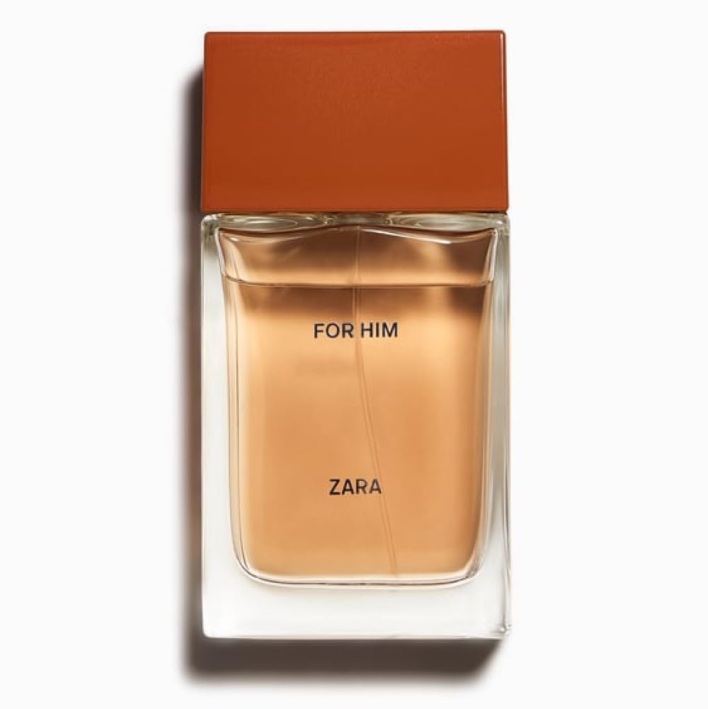 Zara For Him box packaging highlights premium presentation for gifting and display.