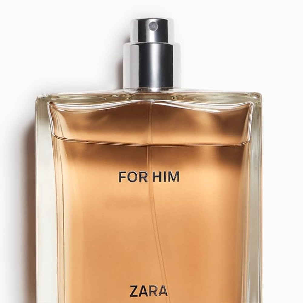 Close-up of the cap detail on Zara For Him EDT suggests a modern, refined vibe.