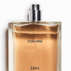 Close-up of the cap detail on Zara For Him EDT suggests a modern, refined vibe.