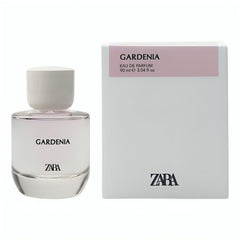 Zara Gardenia bottle front view, ideal for daily wear with white floral elegance.