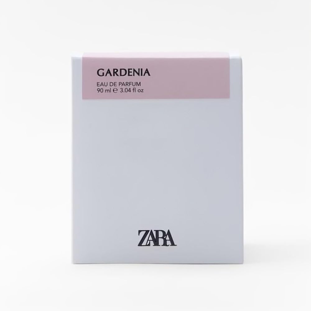 Zara Gardenia box packaging, premium gift-ready presentation for fragrance lovers.