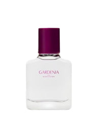 Zara Gardenia perfume cap detail highlighting luxury presentation for gifting.