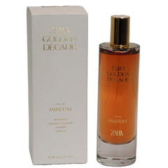 Zara Golden Decade bottle front view for elegant daytime wear