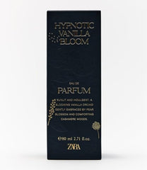 Zara Hypnotic Vanilla Bloom fragrance application, delivers smooth vanilla warmth daily.