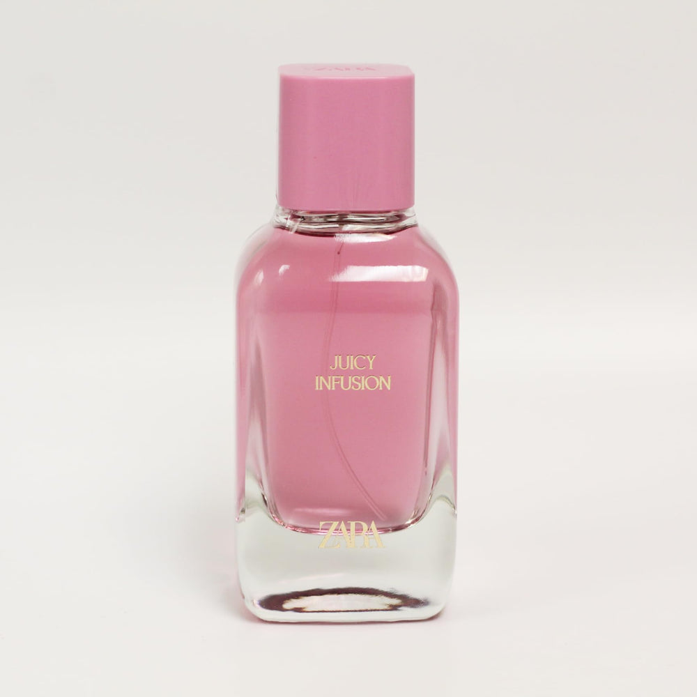Zara Juicy Infusion cap detail, hints at a fresh opening.