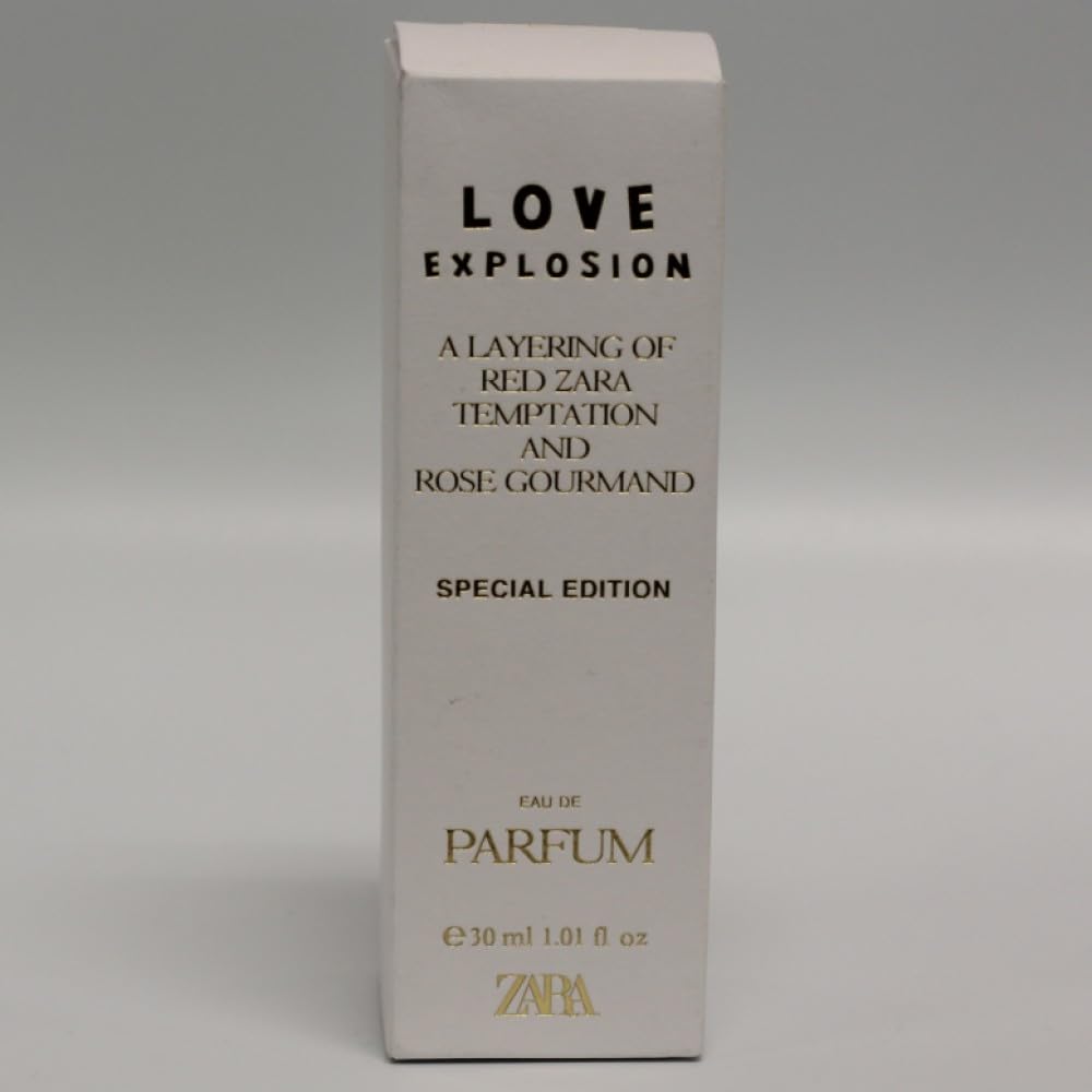 Zara Love Explosion Special Edition cap close-up highlights premium design ideal for upscale moments.
