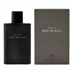 ZARA MAN 800 BLACK bottle front view; bold, versatile scent for evening wear.