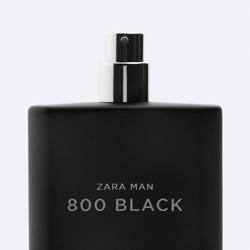 ZARA MAN 800 BLACK nocturnal mood; emphasizes power and intensity for night events.