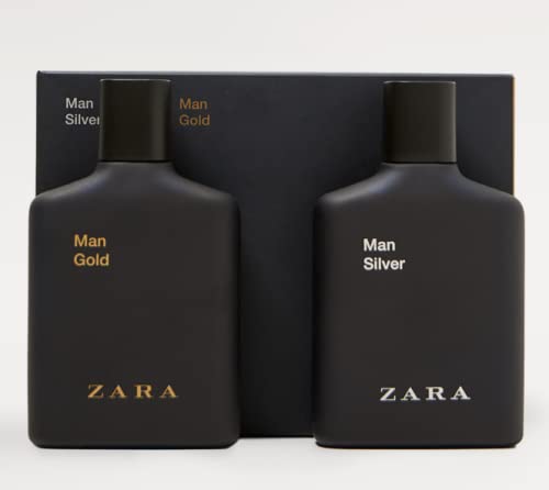 Zara Man Gold EDT bottle front view for modern, evening-ready style