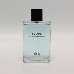 ZARA MAN SEOUL EDT 90 ml cap close-up, ideal for office and evenings.