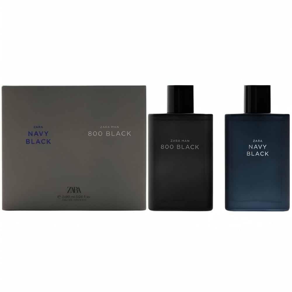 ZARA NAVY BLACK bottle pour for everyday, fresh, sporty scent.