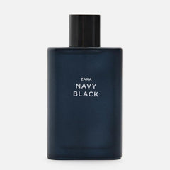 Zara Navy Black EDT heart notes highlight depth and aromatic warmth.