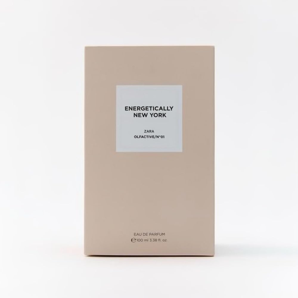Zara Olfactive Nº01 Energetically New York EDP note vial focusing on cardamom and jasmine.
