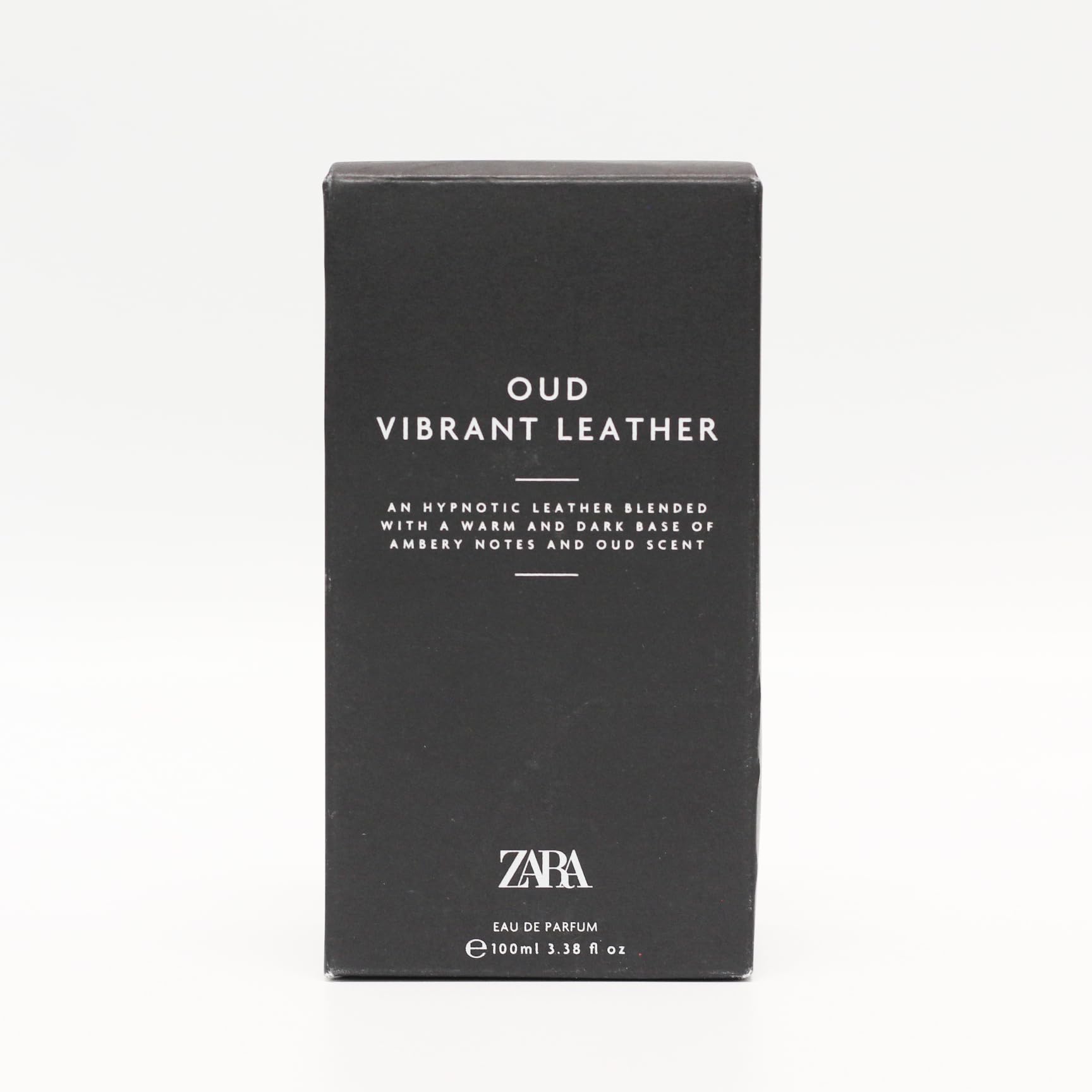 Zara Oud Vibrant Leather amber notes hint warm evening allure.