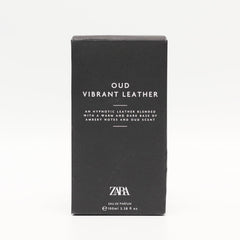 Zara Oud Vibrant Leather amber notes hint warm evening allure.