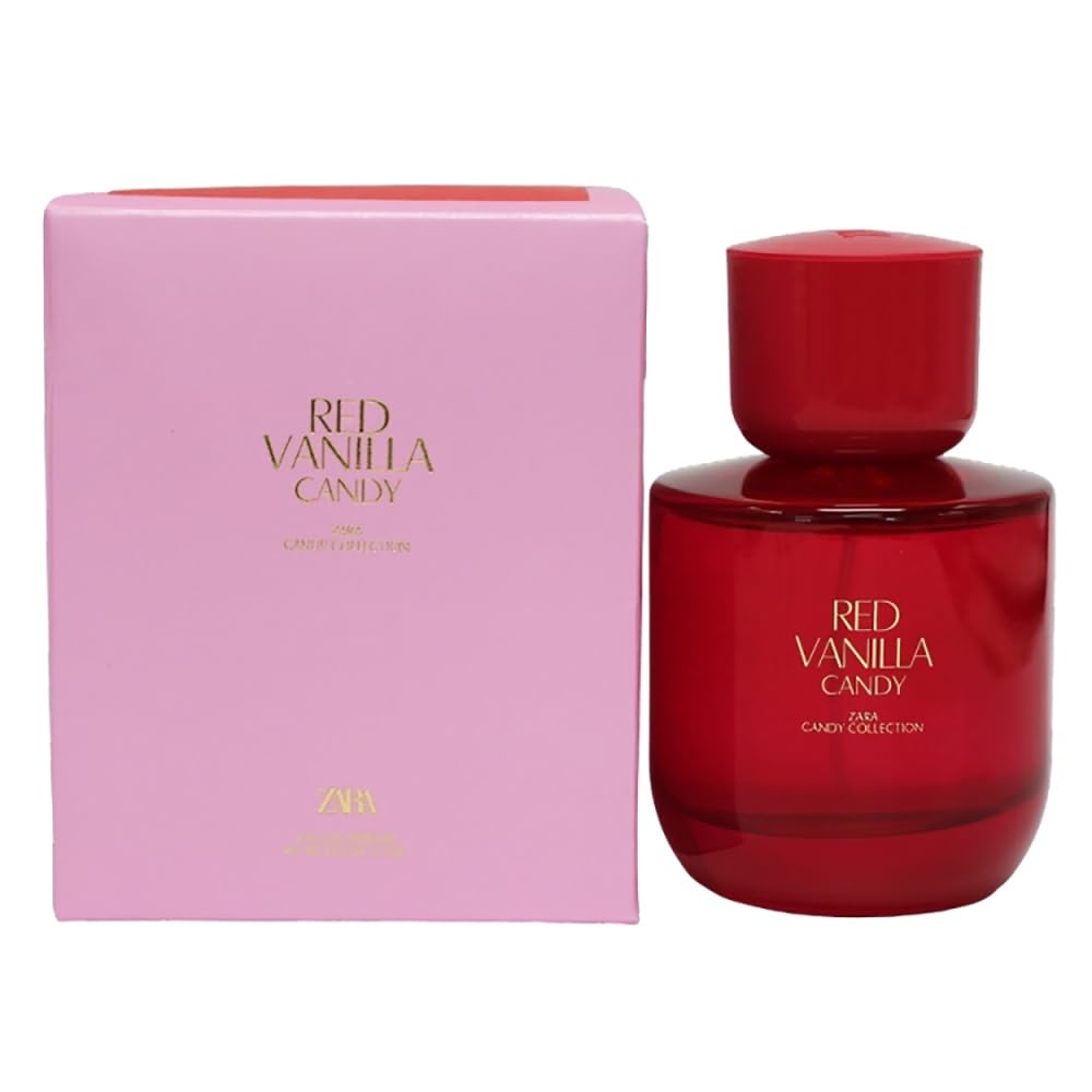 ZARA Red Vanilla Candy bottle front for daily wear and confident charm.