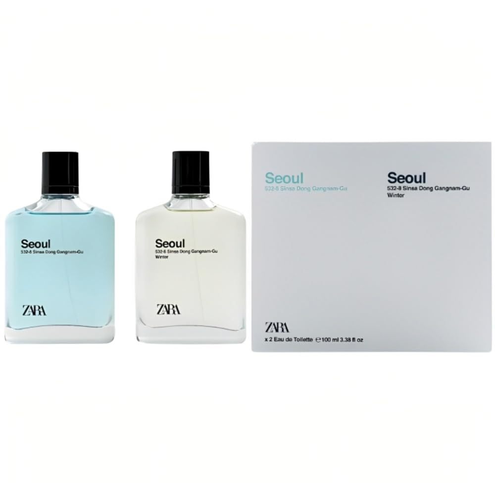 Zara Seoul bottle front shows refreshing mandarin scent ideal for daily wear.