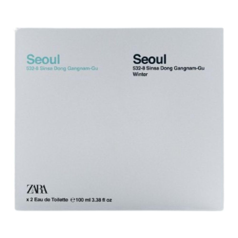 Zara Seoul duo packaging highlights a gift-ready set for him.