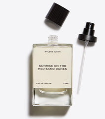 Zara Sunrise Red Sand Dunes packaging displays desert sunrise imagery for gift-ready appeal