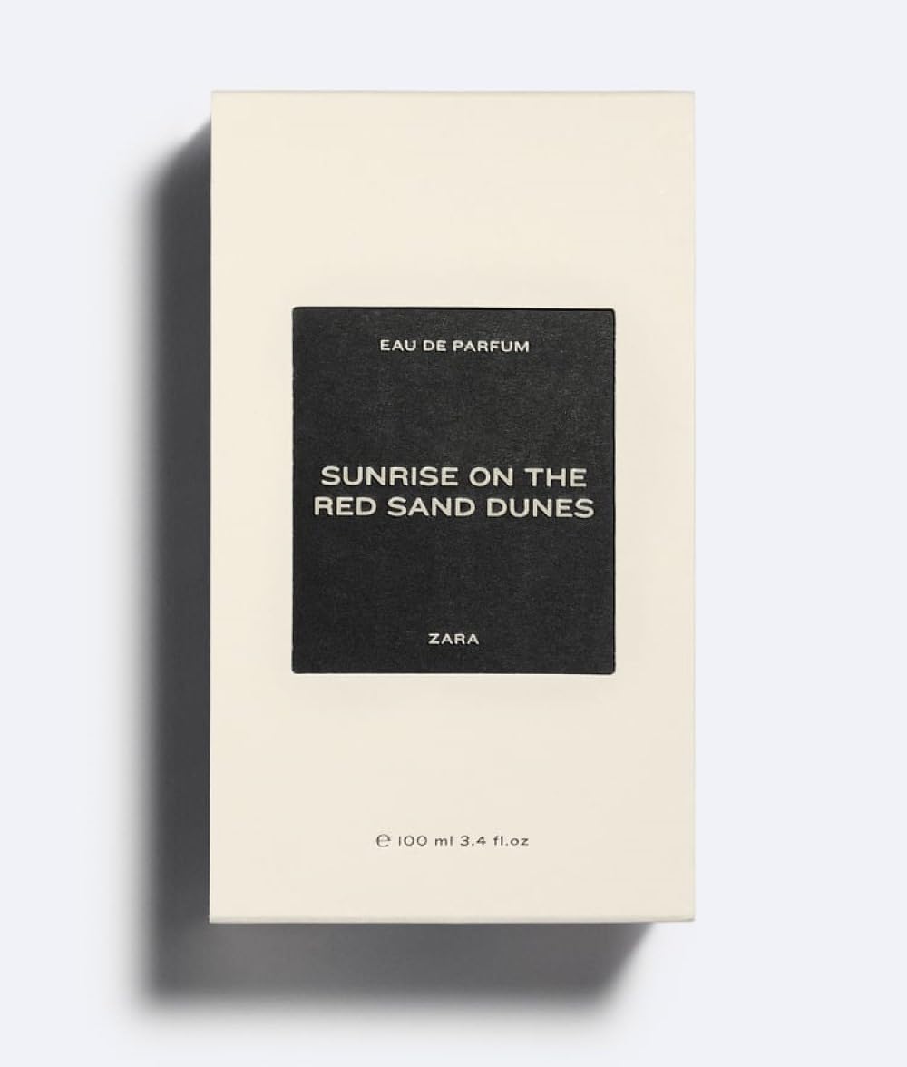 Zara Sunrise Red Sand Dunes scene captures vibrant citrus opening for daytime events