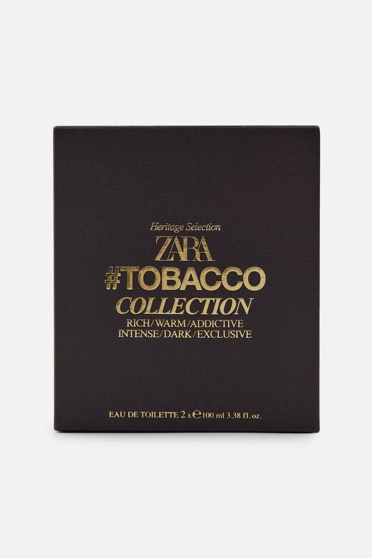 Zara Tobacco Collection packaging; premium gift-ready presentation for special occasions