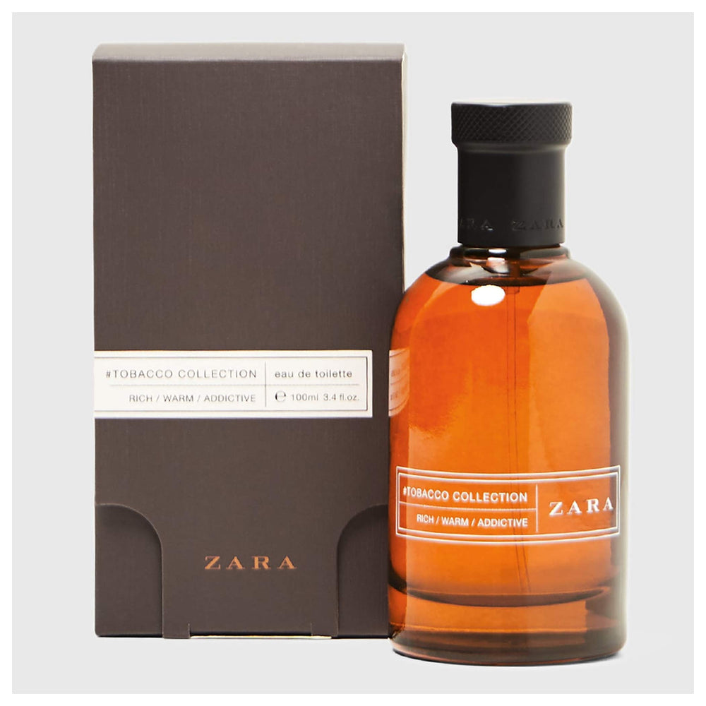 Zara Tobacco Collection packaging box highlights gift-ready presentation